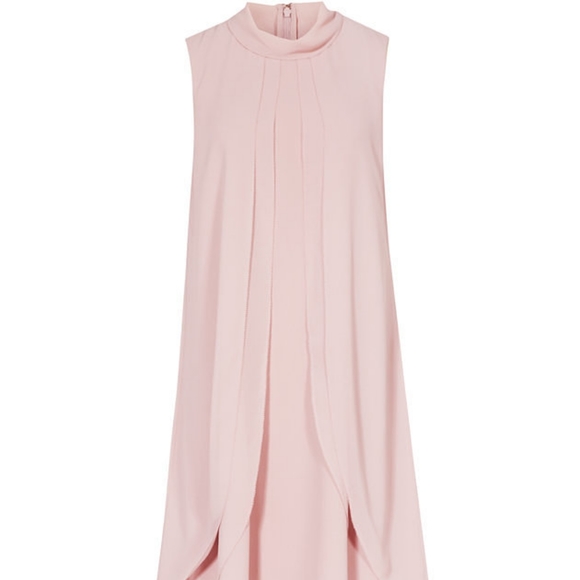 Reiss Dusty Rose Cohen Ruffle Dress - Picture 2 of 16